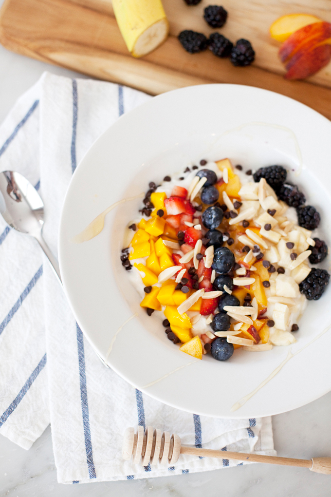 Cottage Cheese Yogurt Rainbow Power Bowl
