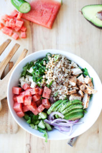 Summer Watermelon and Quinoa Salad