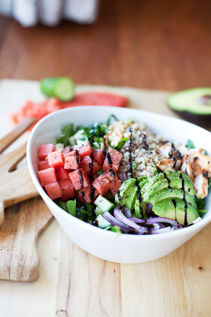 Summer Watermelon and Quinoa Salad