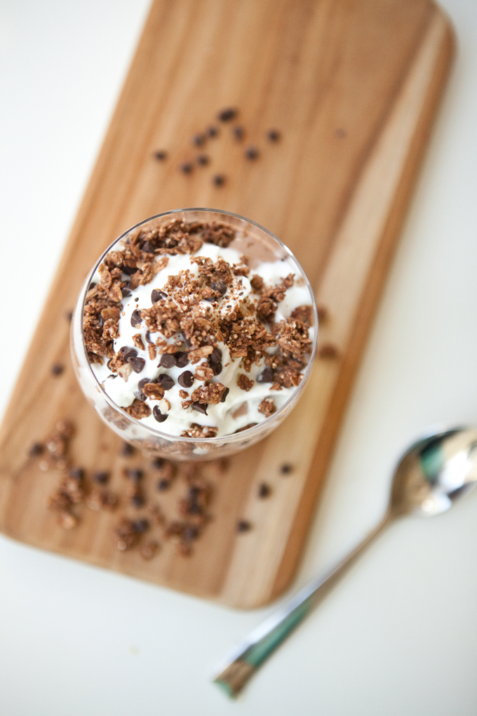 Chocolate Mint Protein Ice Cream Sundae