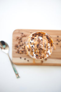 Chocolate Mint Protein Ice Cream Sundae