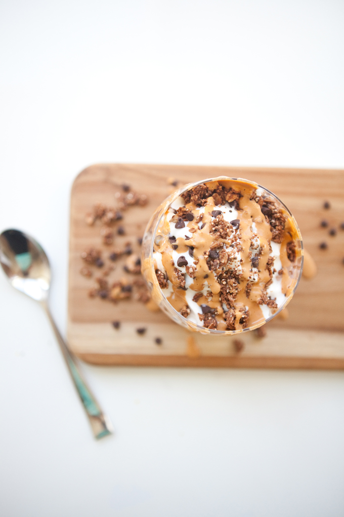 Chocolate Mint Protein Ice Cream Sundae