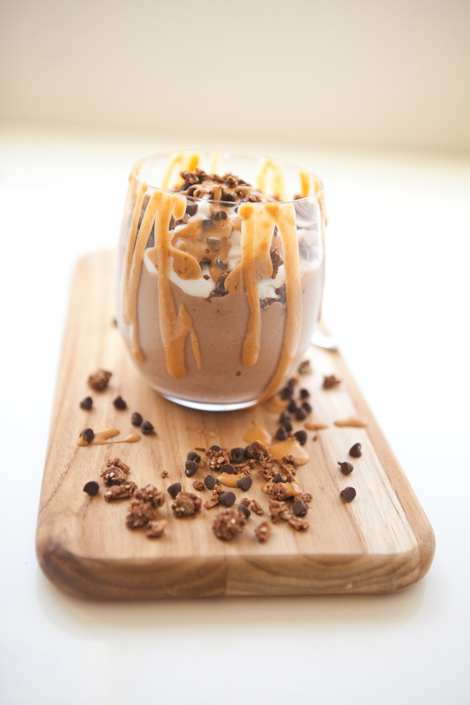 Chocolate Mint Protein Ice Cream Sundae