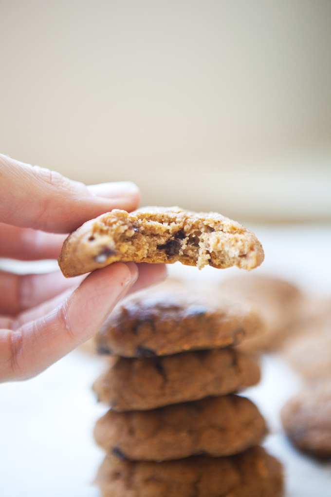 Macro Friendly Pumpkin Chocolate Chip Cookie www.lillieeatsandtellscom.bigscoots-staging.com