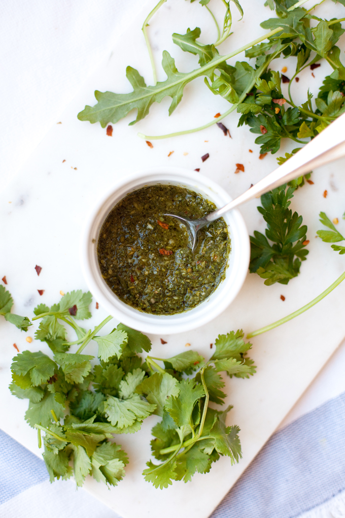 Lightened Up Chimichurri