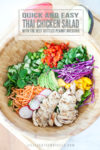 Thai salad with text overlay