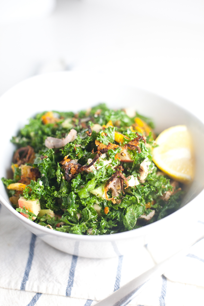 Kale Salad with Delicata Squash www.lillieeatsandtellscom.bigscoots-staging.com