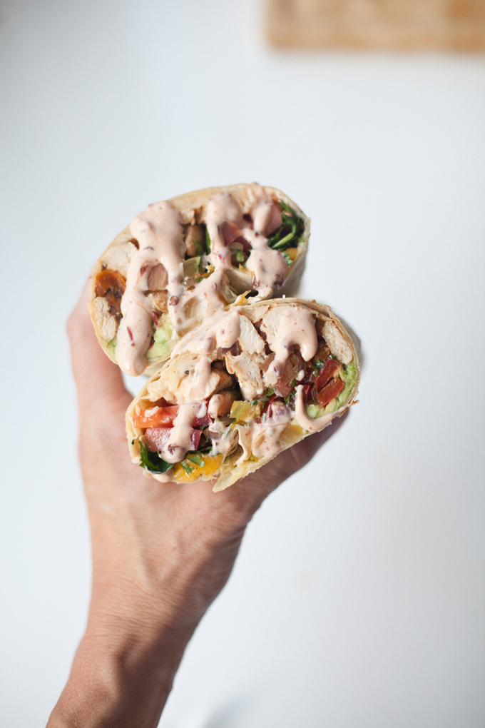 Giant Skinny Chicken Fajita Burrito www.lillieeatsandtellscom.bigscoots-staging.com
