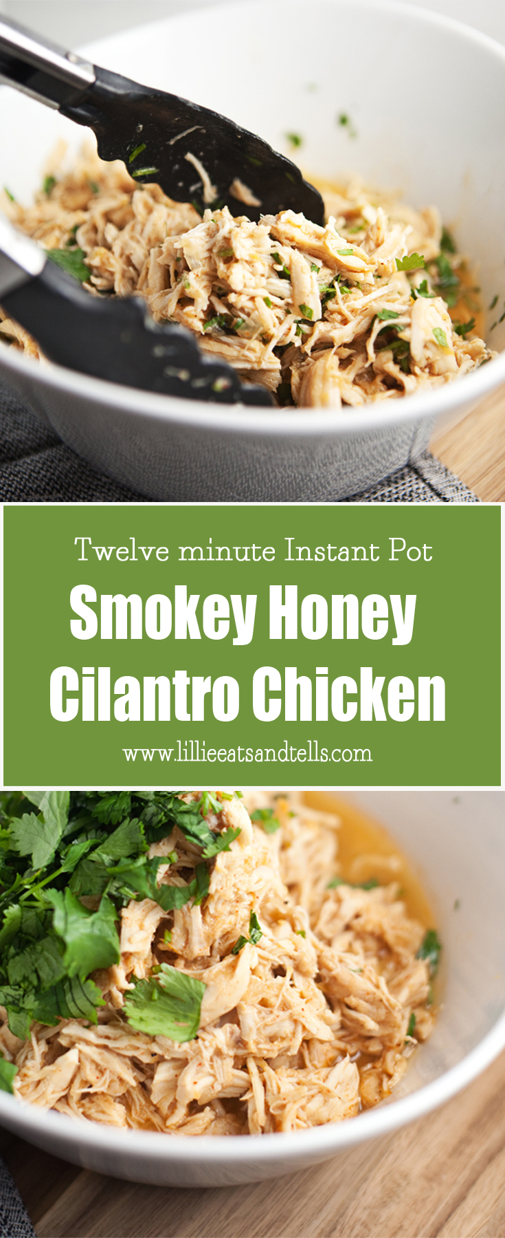 Instant Pot Honey Cilantro Chicken