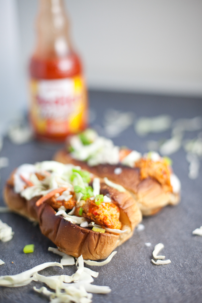 Skinny Buffalo Turkey Meatball Subs #macrofriendly #skinny #lowfat #buffalo www.lillieeatsandtellscom.bigscoots-staging.com