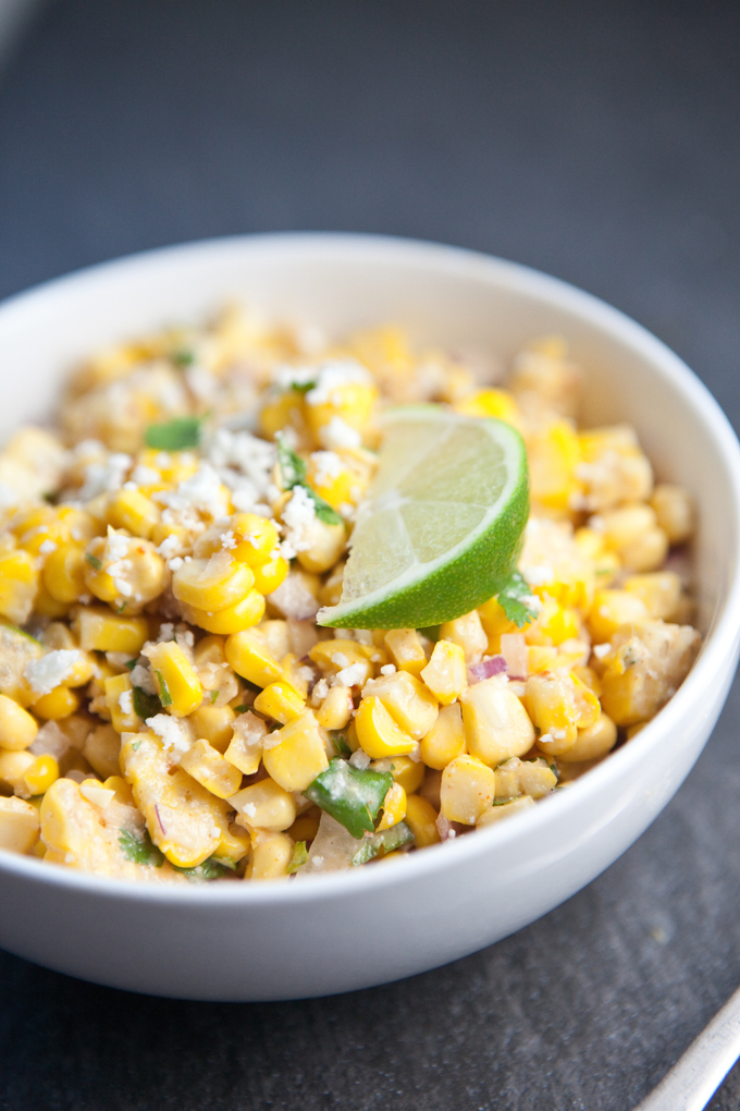 Mexican Street Corn Salsa #macrofriendly #skinny #light #healthy www.lillieeatsandtellscom.bigscoots-staging.com