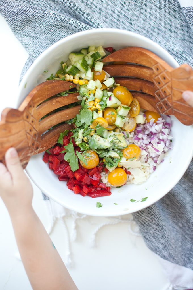 Summer Chopped Salad #macrofriendly #light #healthy www.lillieeatsandtellscom.bigscoots-staging.com