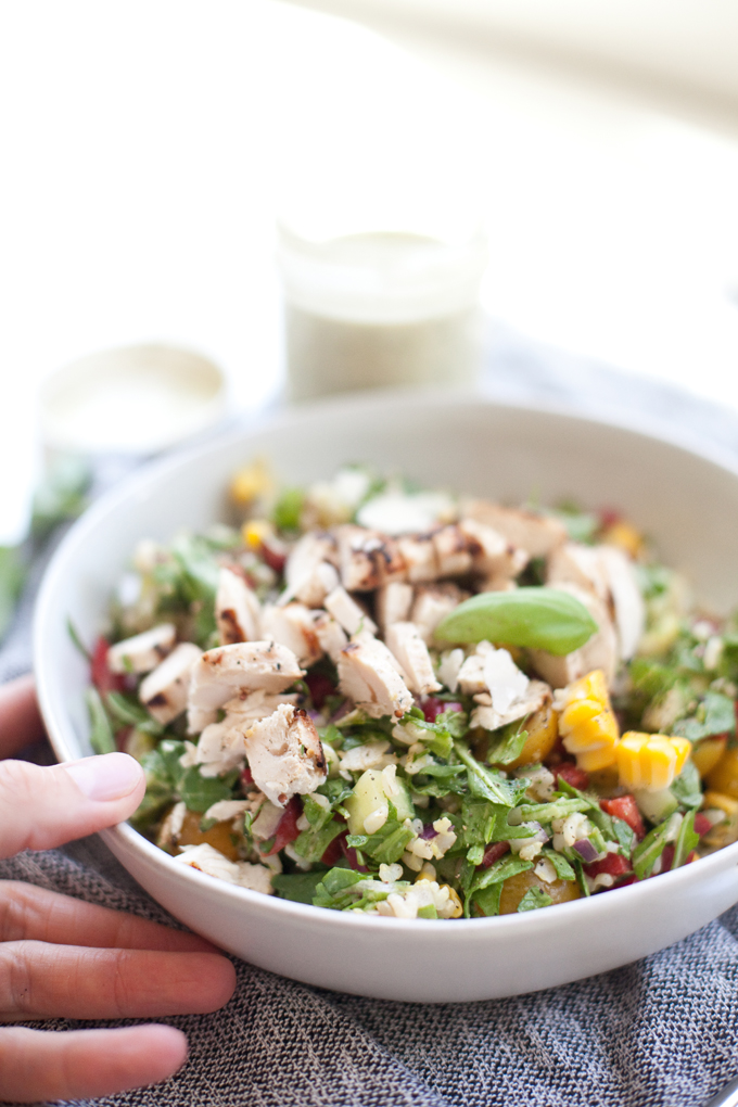 Summer Chopped Salad #macrofriendly #light #healthy www.lillieeatsandtellscom.bigscoots-staging.com