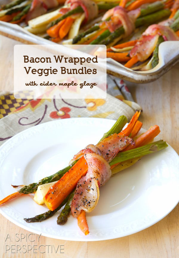 maple glazed roasted veggies