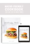 Print and digital macro friendly cook book covers