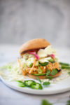Try this easy and macro friendly buffalo chicken sandwich. www.lillieeatsandtellscom.bigscoots-staging.com