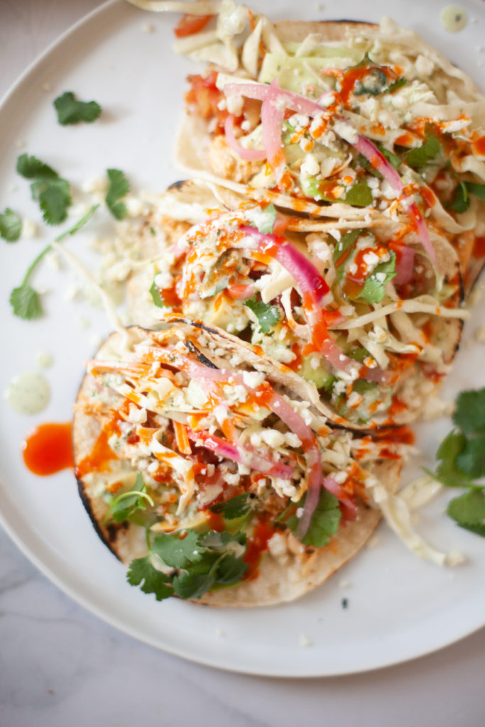 Try these buffalo chicken tacos with just the right kick. www.lillieeatsandtellscom.bigscoots-staging.com