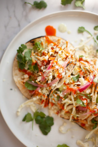 Try this macro friendly recipe of buffalo chicken tacos. www.lillieeatsandtellscom.bigscoots-staging.com