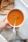 Tomato Butternut Soup- another macro friendly recipe from Lillie Eats and Tells. www.lillieeatsandtellscom.bigscoots-staging.com