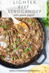 Lighter Beef Stroganoff with greek yogurt www.lillieeatsandtellscom.bigscoots-staging.com