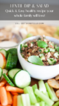 healthy, macro-friendly, lentil dip and salad. www.lillieeatsandtellscom.bigscoots-staging.com
