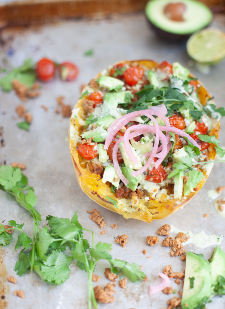 Quick and easy taco squash boats www.lillieeatsandtellscom.bigscoots-staging.com