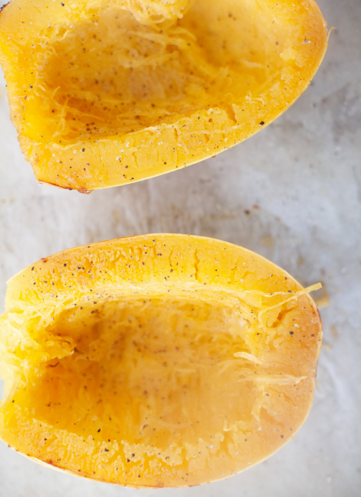 Easy roasted spaghetti squash www.lillieeatsandtellscom.bigscoots-staging.com