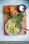 Macro-friendly pickle chicken salad www.lillieeatsandtells.com