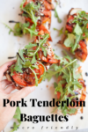 www.lillieeatsandtells.com recipe for Pork Tenderloin Baguettes