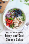 easy and macro friendly berry and goat cheese salad by www.lillieeatsandtells.com