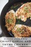 Crispy Garlic and Thyme Chicken recipe by www.lillieeatsandtells.com
