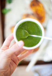 Dairy-Free green sauce www.lillieeatsandtellscom.bigscoots-staging.com