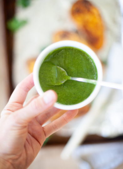 Dairy-Free green sauce www.lillieeatsandtellscom.bigscoots-staging.com