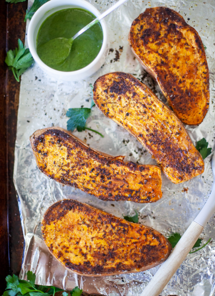 Oil-free, Dairy-free Green Sauce www.lillieeatsandtellscom.bigscoots-staging.com