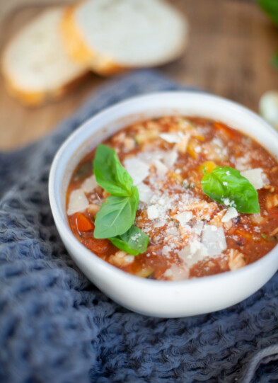 Minestrone Soup With Chicken