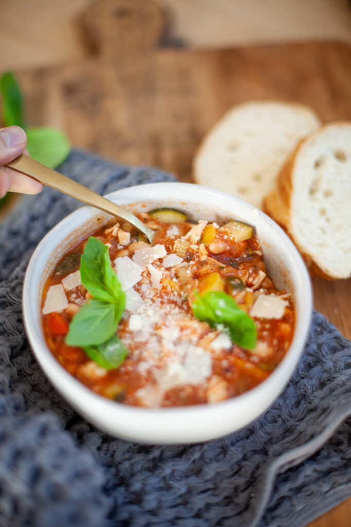 Minestrone Soup With Chicken